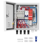 Vevor Solar Pv Combiner Box 4 String 15A For Panel System Steel Case IP65 New. Price: $85.90.