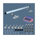 Solar Panel Mounting Bracket Kit To Metal Roof Sloped Or Flat Pitched Tile Sh... New. Price: $156.28.