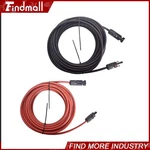 Findmall Pair 25FT 10AWG Black+red Solar Panel Extension Cable Wire Connector New. Price: $29.51.