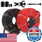 Sjz Sun Run Solar Extension Cable 10AWG 6MM 100FT Pv Wire 10GAUGE Adaptor. Price: $187.48.