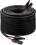 Solar Panel Extension Cable - Wire With Female & 10AWG 50FT New. Price: $117.67.
