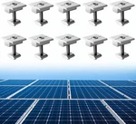 10PCS Solar Panels Centre Clamps, Aluminium T-shaped Mid Include Sc... New. Price: $36.99.