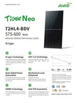 Jinko 590W Bifacial Solar Panels JMK-590-72HL4-BDV New. Price: $230.00.