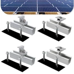 Solar Panel System Mounting Rail With Clamps + Brackets For Boat /rv /roof New. Price: $48.75.