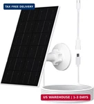 Zivif Usb Solar Panel For Security Camera, 4W Charger Rechargeable Bat New. Price: $29.38.