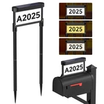Solar Address Sign Light Double-sided With Stakes & Mailbox Mount, 2000MAH Ba... New. Price: $39.45.