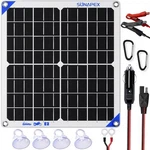 Solar Battery Charger Maintainer, 20W 12V Portable Waterproof Panel New. Price: $73.15.