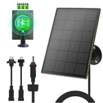 6000 Mah Solar Panel For Security Camera 3W Build In Battery, 5V Micro Usb & ... New. Price: $41.04.