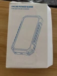 Solar Power Bank Qi Portable Charger 26800 Mah External Battery New. Price: $20.00.