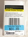 Solar Fence Controller Woodstream Corp 6V Trickle Charger Model: SBC1R New. Price: $19.50.