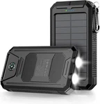 Power Bank,solar CHARGER,36800MAH 5V3.1A Qc 3.0 Dual 2 Usb Port Black New. Price: $38.00.