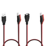 Yacsejao Alligator Clip Usb Test Leads Red Black 50CM/19.7INCH, New. Price: $13.29.