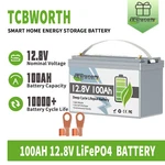 Tcbworth 12V 100AH LIFEPO4 Lithium Battery For Rv Marine Solar System Bms New. Price: $166.39.