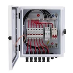 6 String Metal Solar Combiner Box, Pv With 20A Rated Current Fuse, New. Price: $171.72.