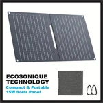 Ecosonique 15W Foldable Solar Charger Panel Dual Usb-a & Usb-c Fast Charging New. Price: $39.95.
