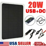 20W 12V Solar Panel Trickle Charger For Car, Rv, Marine, Camper And Trailer Blue New. Price: $19.49.