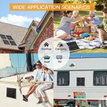 12V Solar Panel Set: 100A Controller, Cable For Boats/motorcycles/home New. Price: $31.84.