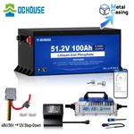 Dc House 48V 100AH Lithium LIFEPO4 Battery With 18A Charger Metal Case Monitor New. Price: $839.99.