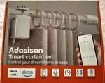 Adasisan Smart Curtain Opener Solar Powered Remote App Controlled New. Price: $32.95.