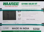 Waaree WSBC-50 50W Solar Kit 30A Controller+rooftop Box Ceyone Panel New. Price: $65.95.