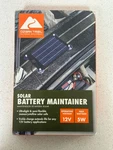 Ozark Trail 12V 2.5W Portable Solar Battery Maintainer Black -no Clamps Open. Price: $20.00.