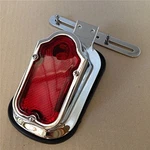 Xkmt-chromed Heavy Metal Aluminum Tombstone Brake Tail Light Red New. Price: $67.77.