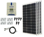 Windynation 400W Monocrystalline Solar Panel Kits W/ Mppt 40A Charge Controller New. Price: $634.27.