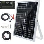 30W 12V/24V Solar Panel Kit, Monocrystalline Battery Trickle Charger Maint New. Price: $56.65.