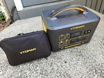 Vtoman Jump Portable Power Station 1000W, 1408WH Solar Generator Used. Price: $349.00.