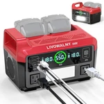 550W Power Station Compatible With Milwaukee: Portable Generator Dc 18V Ac... New. Price: $183.29.
