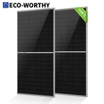Eco-worthy 2PACK 195W N-type 18BB Bifacial Solar Panels 25% High Conversion Rv New. Price: $259.99.