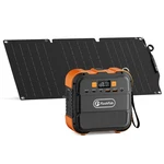 Flashfish Solar Power Generator Li-ion 120W 98WH Optional With Panel 30W New. Price: $119.70.