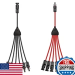 Woodguilin Y Connector Branch Parallel Cable,solar 1-6 Male New. Price: $43.66.