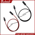 Findmall Pair 3FT Black+red Solar Panel Extension Cable Wire Connector 10 Awg New. Price: $9.22.