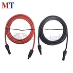 10 Awg Solar Panel Extension Cable Wire Connector Pair 15FT Red + Black New. Price: $22.56.