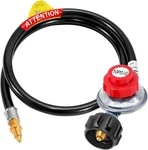 4FT Adjustable High Pressure Propane Regulator With Hose (0-10 Psi) 1/8"MALE New. Price: $24.99.