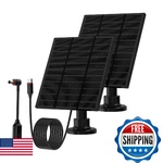 Solar Panels For Ring Camera Outdoor 5W 5V Charger Usb-c Plug Waterp New. Price: $49.58.