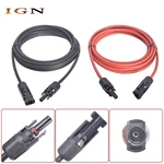 Pair 12AWG 10FT Solar Connector Extensioncable Wire For Panel Generator New. Price: $16.64.