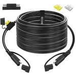 Sccke 16.5FT 14AWG Sae To Extension Cable Quick Disconnect Wire Black New. Price: $24.99.