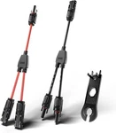 Oymsae 30A Solar Connectors - Waterproof Branch Parallel Adapter Cable Kit For New. Price: $26.24.