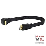 Lemeng 1FT Flat Slim High Speed Hdmi Cable Male To 90 Degree Down Angle New. Price: $17.30.