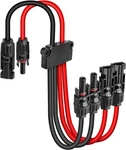 Solar Connectors Cable For 2 PANELS,IP68 Waterproof Y Branch Tool-free... New. Price: $17.35.
