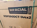 2PCS Bifacial 590 Watt N-type Monocrystalline Solar Panel High-efficiency New. Price: $800.00.