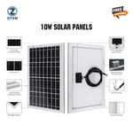 Eco-worthy 10W Solar Panel Charger 4 Pack 12V Battery Boat Rv Fence New. Price: $199.99.