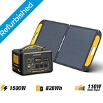 Vtoman Jump 1500X 1500W/828WH Portable Power Station With 110W Solar Panel Certified. Price: $479.99.