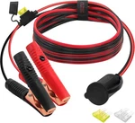 12V/ 24V Extension Cord Plug Socket With Battery Clamp 14FT 4.27M Awg New. Price: $19.99.