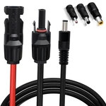 Comeap 1.5M Solar Panel Adapter For Jackery, To Dc 5FT-14+16AWG, Black New. Price: $14.52.
