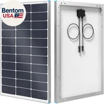 Solar Panel 100 Watt 12 Volt, High-efficiency Monocrystalline Pv Module Power Ch New. Price: $141.71.