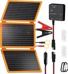 30W Folding Solar Battery Trickle Charger Maintainer, 2-IN-1 Portable 12V New. Price: $65.85.