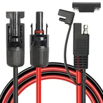 Mookeerf Solar Panel Sae Cable 8FT 10AWG Extension For Rv/car/motorcycle New. Price: $47.11.